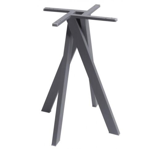 avg278-base-trapeziou-alouminiou-23128-85021 AVG278 Anthracite Βάση Τραπεζιού Aλουμινίου - Image 1