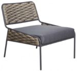 AVG322 Anthracite Lounge Καρέκλα Αλουμινίου - Image 2