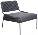 AVG322 Anthracite Lounge Καρέκλα Αλουμινίου