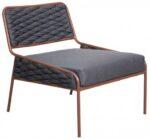 AVG322 Copper Lounge Καρέκλα Αλουμινίου