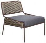 AVG322 Brown Lounge Καρέκλα Αλουμινίου - Image 2