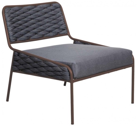 avg322-lounge-karekla-1273-103953 AVG322 Brown Lounge Καρέκλα Αλουμινίου - Image 1