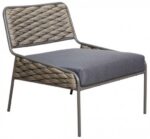 AVG322 Grey Lounge Καρέκλα Αλουμινίου - Image 2
