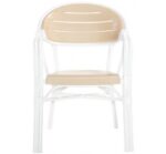 Bamboo Πολυθρόνα Πολυπροπυλενίου White/ivory