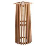 Βαση Bar Stand Εσωτ.χωρου Μες.υψους Στρογγυλη Frantz HM9857.11 Mindi Ξυλο Σε Φυσικο φ40x90υεκ.