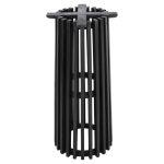 Βαση Bar Stand Εσωτ.χωρου Μες.υψους Στρογγυλη Frantz HM9857.12 Mindi Ξυλο Σε Μαυρο φ40x90υεκ.
