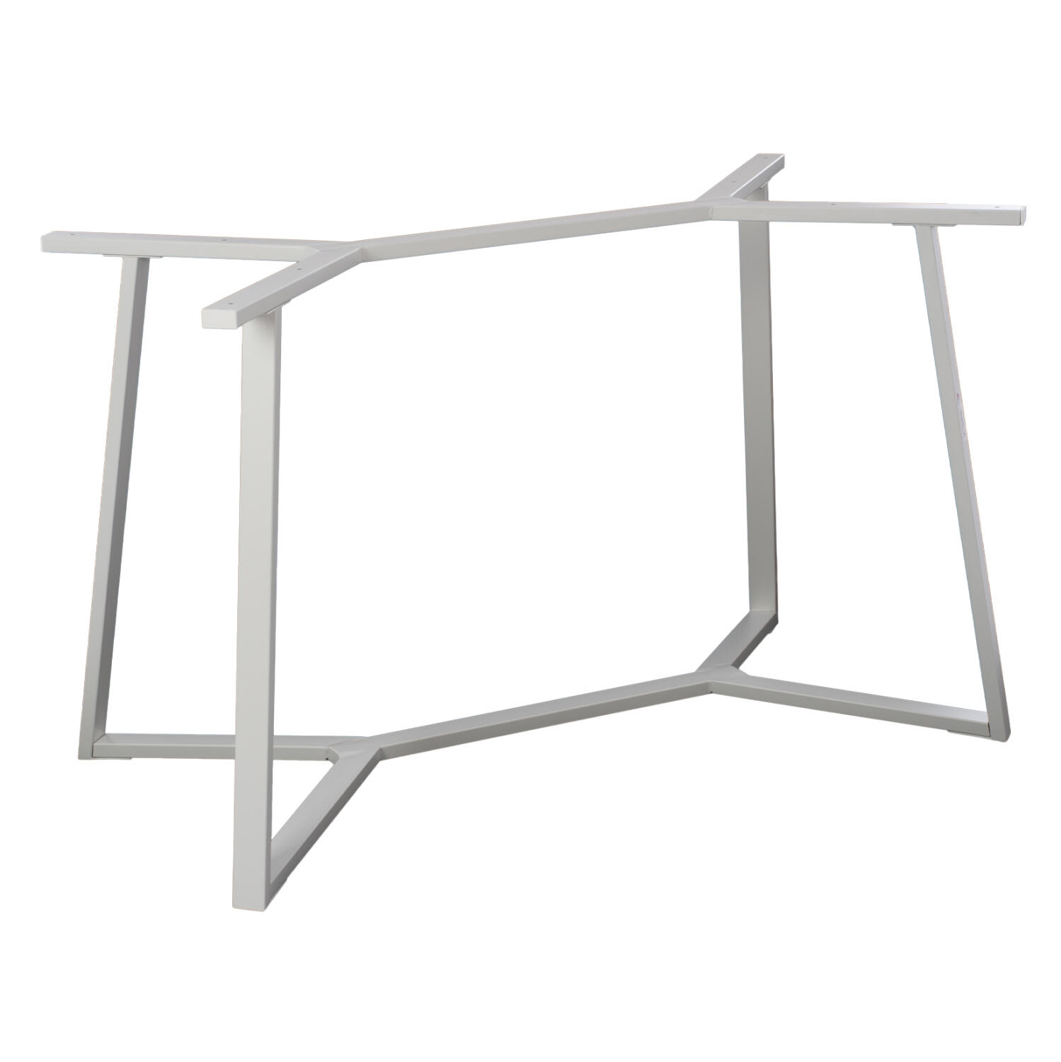basi-trapezioy-leyki-metalliki-fb947102- Βαση Τραπεζιου Λευκη Μεταλλικη HM471.02 111x60x71υ Εκ. - Image 1