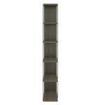 Βιβλιοθηκη Μινι Tars HM2241.13 Olive Grey Me Μαυρες Βεργες 65x22-24x146υεκ. - Image 5