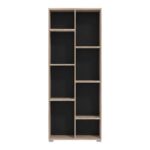 Βιβλιοθηκη Fylliana Modulus 4 Grey Oak Χρωμα 70x33x142εκ - Image 2