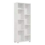 Βιβλιοθηκη Fylliana Modulus 4 Λευκο Χρωμα 70x33x142εκ