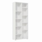 Βιβλιοθηκη Fylliana Modulus 5 Λευκο Χρωμα 70x33x177εκ