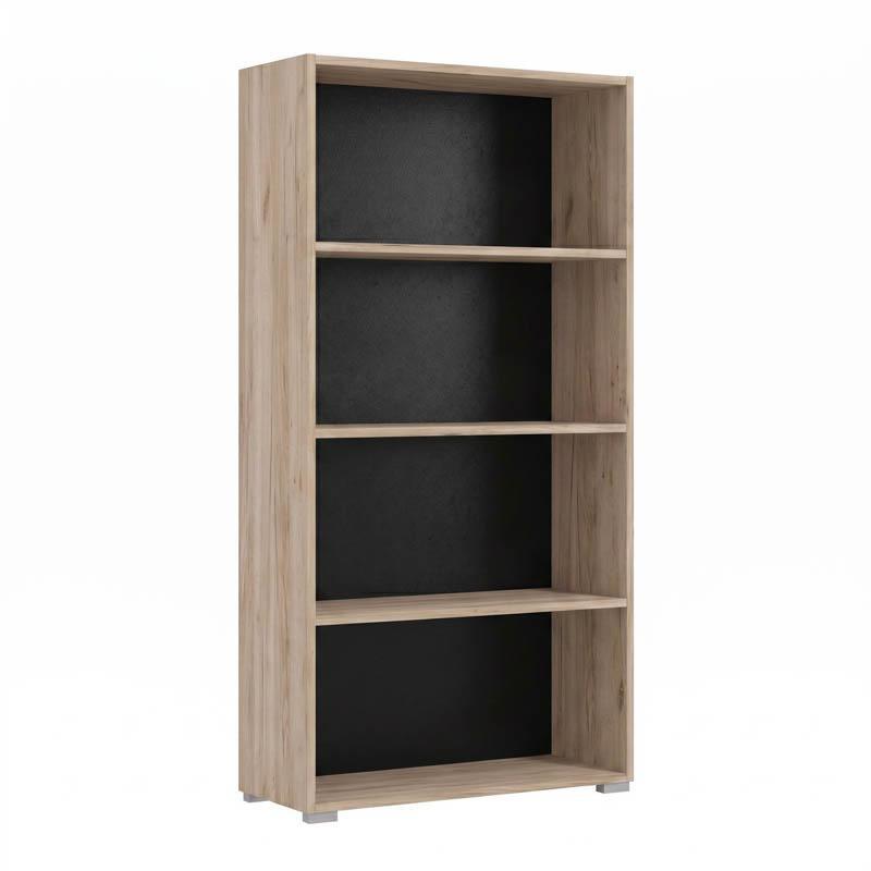 bibliothiki-fylliana-ordina-4-grey-oak-chroma-70x25x142ek1784034902 Βιβλιοθηκη Fylliana Ordina 4 Grey Oak Χρωμα 70x25x142εκ - Image 1