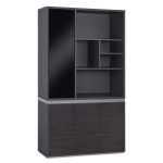 Βιβλιοθηκη Γραφειου Επαγγελματικη Rosewood HM2091L 120χ40χ200υ Εκ.
