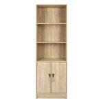 Βιβλιοθηκη Μελαμινης Ensley HM2027.03 Sonama Με Χερουλι 60x30x180εκ - Image 3