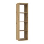Βιβλιοθηκη Montaro Artisan Oak Χρωμα 39x33x142εκ