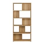 Βιβλιοθηκη-Ραφιερα Aria Mauvella Oak Χρωμα 94x35x197εκ - Image 3