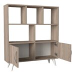 Βιβλιοθηκη-Ραφιερα Fylliana Orbit Grey Oak 90*22*105 - Image 4
