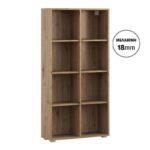 Βιβλιοθηκη-Ραφιερα Fylliana Smart 8p 18 Artisan Χρωμα 74x29x146εκ