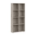 Βιβλιοθηκη-Ραφιερα Fylliana Smart 8p 18 Grey Oak Χρωμα 74x29x146εκ - Image 3