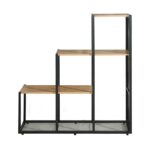 Βιβλιοθηκη-Ραφιερα Μεταλλικη Fylliana Edge 2276 Sonoma-Artisan Χρωμα 106x33x112εκ - Image 2