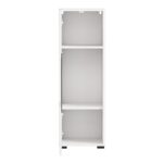 Βιτρινα Argyll 1k VS1 117 Λευκο Χρωμα 39x35x117εκ - Image 4