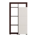 Βιτρινα Argyll 1k1v Op 138 Cashmere Με Dark Tailor Oak Χρωμα 77x35x138εκ - Image 3