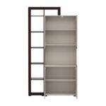 Βιτρινα Argyll 2k VS2 Op 215 Cashmere Με Dark Tailor Oak Χρωμα 116x35x215εκ - Image 4