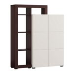 Βιτρινα Argyll 2k2v Op 138 Cashmere Με Dark Tailor Oak Χρωμα 116x35x138εκ