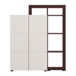 Βιτρινα Argyll 2k2v Op 138 Cashmere Με Dark Tailor Oak Χρωμα 116x35x138εκ - Image 5