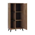 Βιτρινα Corvia Pop Flagstaf-Carbon 68x33x130εκ - Image 4