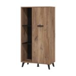 Βιτρινα Corvia Pop Flagstaf-Carbon 68x33x130εκ - Image 5
