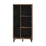 Βιτρινα Corvia Pop Flagstaf-Carbon 68x33x130εκ - Image 6