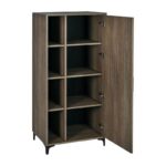 Βιτρινα Fylliana Lumina 68 Tobacco Χρωμα 68x40x152εκ - Image 4