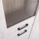Βιτρινα Kent Vs Grey Oak-White Oak 68x36x195εκ Knt - Image 6