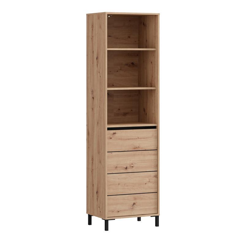 bitrina-marron-1k1v-pop-193-artisan-mayro-mat-55x40x193ek1776936311 Βιτρινα Marron 1k1v Pop 193 Artisan-Μαυρο Ματ 55x40x193εκ - Image 1
