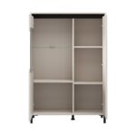 Βιτρινα Marron 2k VS1 135 Cashmere-Μαυρο Ματ 93x40x135εκ - Image 4