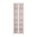 Βιτρινα Με 2 Πορτες Alice Sand Χρωμα 75x35x215εκ - Image 3