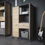 Βιτρινα Terrano Riviera Oak Χρωμα 87x40x153εκ - Image 2