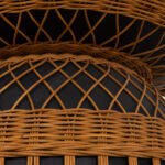 Βοηθητικο Τραπεζι Prilep HM18159.01 Fiber Cement Μαυρο & rattan--φ60x76,5υεκ - Image 10