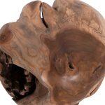 Βοηθητικο Τραπεζι Loggy HM18295 Ξυλο Teak--Φυσικο 50x50x50υεκ. - Image 8