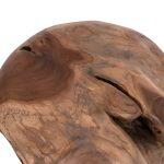 Βοηθητικο Τραπεζι Loggy HM18295 Ξυλο Teak--Φυσικο 50x50x50υεκ. - Image 10