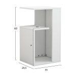 Βοηθητικο Τραπεζι Dawn Μελαμινης Λευκο 35x29,5x60yεκ.hm8880.11 - Image 6