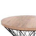 Βοηθητικο Τραπεζι Σαλονιου Keon HM18038.03 MDF Top Σε Σοναμα-Μεταλλο φ45x50υεκ. - Image 6
