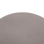 Βοηθητικο Τραπεζι Στρογγυλο Delia HM18167.03 Fiber Cement Γκρι & Rattan φ40x45υεκ - Image 5