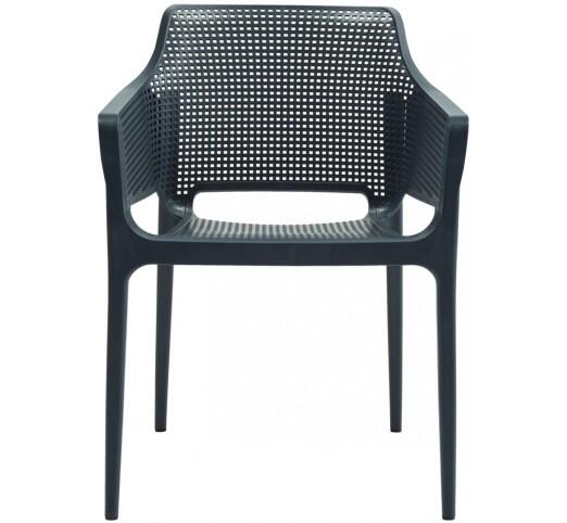 boom-polythrona-polypropylene-30122-116115 Boom Πολυθρόνα Πολυπροπυλενίου Ανθρακί - Image 1