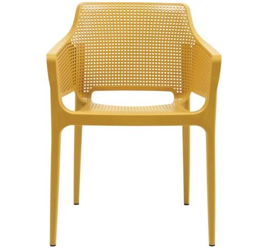 boom-polythrona-polypropylene-30122-116117 Boom Πολυθρόνα Πολυπροπυλενίου Mustard - Image 1