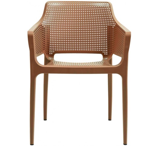 boom-polythrona-polypropylene-30122-118258 Boom Πολυθρόνα Πολυπροπυλενίου Terracotta - Image 1