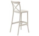 Capri 75-Beige Σκαμπό Μπαρ Πολυπροπυλενίου - Image 2