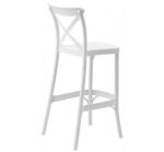 Capri 75-Ivory White Σκαμπό Μπαρ Πολυπροπυλενίου - Image 2