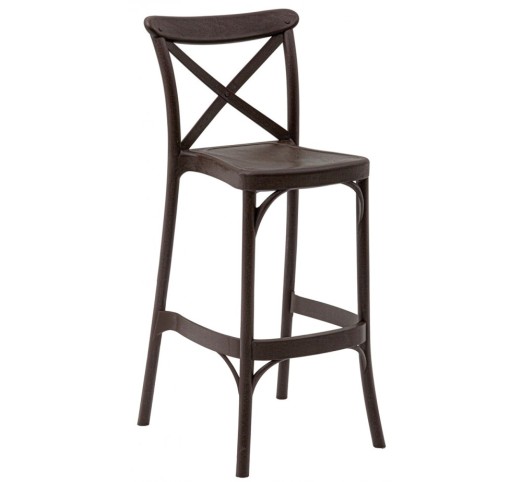 capri-75-65-skampo-bar-21779-81818 Capri 75-Wenge Σκαμπό Μπαρ Πολυπροπυλενίου - Image 1